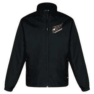 4170 Athletic Mesh Lined Track Jacket - Black